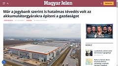 Már a jegybank szerint is hatalmas tévedés volt az akkumulátorgyárakra építeni a gazdaságot - 2024.12.09.