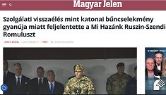 Szolgálati visszaélés mint katonai bűncselekmény gyanúja miatt feljelentette a Mi Hazánk Ruszin-Szendi Romuluszt - 2025. február 21.