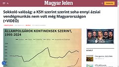 Sokkoló valóság: a KSH szerint szerint soha ennyi ázsiai vendégmunkás nem volt még Magyarországon - 2025.03.08