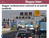 Magyar rendszámokat vetetnek le az osztrák rendőrök - 2024.03.05
